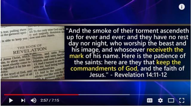 Capture - Revelation 14 verses 11 and 12 Scripture Slide no. 3