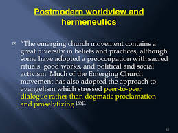 The Emerging Church as a Political Movement