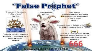 The False Prophet has two horns like a Lamb