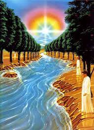 Ezekiel 47 --Dwelling in the Word -- Ezekiel's River illustration