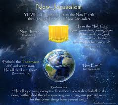 Seven Wonders of the Millennium -- The New Jerusalem suspended above the Earth in Space