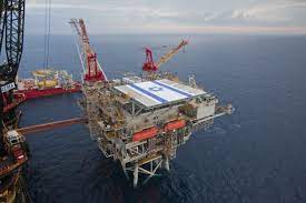 Who's buying israeli Gas -- Israeli Flag on a Gas Platform