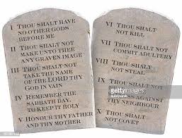 Getty Images -- The Two Tablets of the Ten Commandments