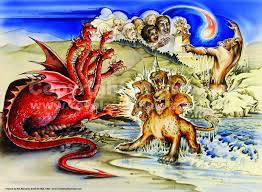 Revelation Illustrated -- The Three Beasts and 666 Image