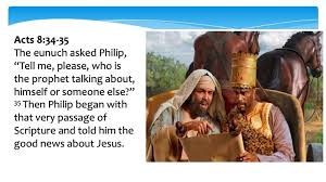 Now Then Alliance Church -- Acts 8 verses 34 and 35