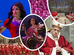 Neo-Historicism -- The Roman Church in The Image of The Great Harlot That Sitteth Upon Many Waters