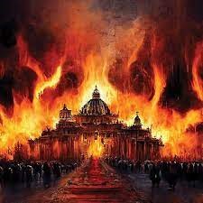 Redbubble -- Vatican Burning Poster for Sale by Classictube
