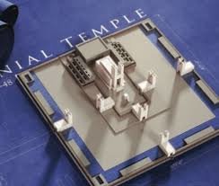 31.) C.) Kehila News, Israel -- The Millennial Temple -- Literal or Allegorical (Part 1 of 4) -- 3D view of a model from above