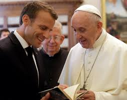 30.) A.) America Magazine -- Pope Francis speaks with French President Macron about coronavirus etc